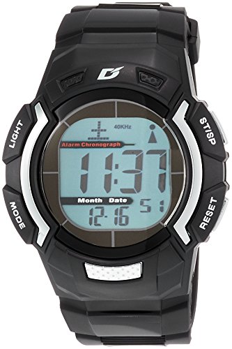 [アリアス] 腕時計 電波ソーラー デジタル Dash 防水 多機能 バックライト付き ウレタンベルト AD06519RCSOL5 メンズ ブラック